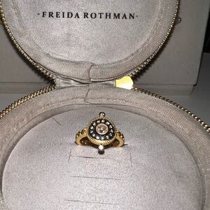 Freida Rothman Nautical button Ring